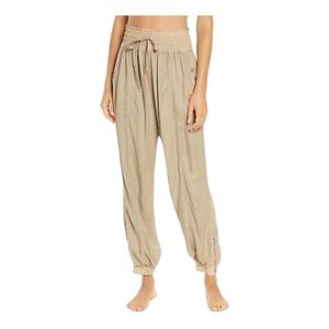 Free People FP Movement Baggy Relaxed Halfzies Pants Desert Sage Small Imperfect